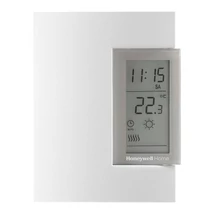 Honeywell Home T140C110AEU digitális szobatermosztát T140, 5 - 30 °C, adaptív, szivattyúvédelem funkció, programozható, telefonos vezérlés, automatizált rendszerek T140C110AEU