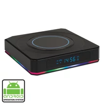 Home TV SMART BOX Android TV, TV-okosító, multimédia-lejátszó, számítógép, egér és billentyűzet csatlakozás, 4/64GB memória, 4x2GHz processzor, 4K