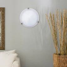 R.3202 Alabastro mennyD30 E27 60Wfehér/króm