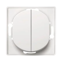 Aling-Conel EON 106+6 dupla váltókapcsoló 10A keret nélkül fehér E6072.0 
