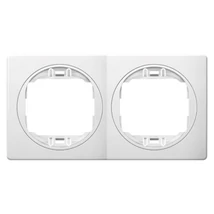 Aling-Conel EON 2-es (kettes) keret vízszintes CLASSIC fehér E6701.00