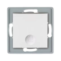 Aling-Conel PRESTIGE 101N nyomógomb csengőjellel 10A keret nélkül fehér 6010.0