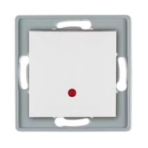 Aling-Conel PRESTIGE 107 keresztkapcsoló jelzőfényes 10A keret nélkül fehér 6028.0