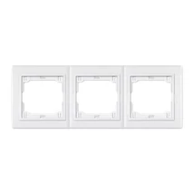 Aling-Conel PRESTIGE 3-as (hármas) keret vízszintes komplett fehér 6703.00 