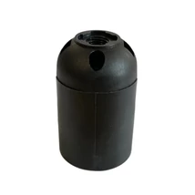 Anco E27 foglalat fekete műanyag 321215