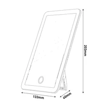 Avide asztali sminktükör LED világítással 3,5W ABLDL-M-3.5W-AE