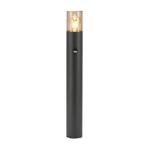 Avide Athen kültéri állólámpa mozgásérzékelővel fekete 1xE27 800 mm IP54 AOLPE27-S-ATH-80