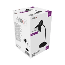 Avide Basic Simple asztali lámpa fekete 1xE27 ABDLS-B