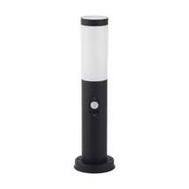 Avide Boca kültéri állólámpa mozgásérzékelővel fekete 1xE27 450 mm IP44 AOLPE27-BOC-S-B