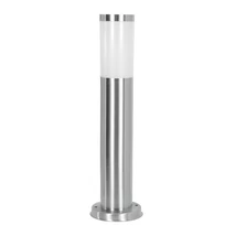 Avide Boca kültéri állólámpa szatén nikkel 1xE27 450 mm IP44 AOLPE27-BOC-SN