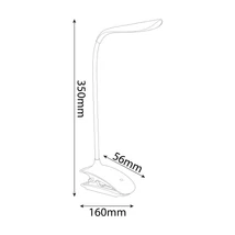 Avide LED asztali lámpa csíptethető fehér 1,5W ABLDL-CLIP-1.5W