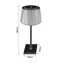 Avide LED asztali lámpa fehér USB 4W ABLDL-USB-W-4W
