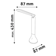 Avide LED asztali lámpa fekete 4W RGB ABLDLRGB-MOOD-4W-BL