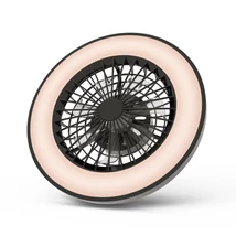 Avide LED mennyezeti lámpa és ventilátor 2x24W Whitney AFCLCCT-48W-15W-WHB