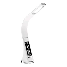 Avide Luna LED asztali lámpa üzleti bőrhatású fehér 6W 320Lm 6400KABLDL-BLC-6W-WH