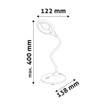 Avide Minimal LED asztali lámpa fehér 4W ABLDL-MIN-4W