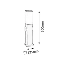 R.8339 Bonn kült álló 50cm60W dugalj m.fek IP44
