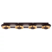 R.2554 Brigitte menny.LED 4x5W,barna/arany