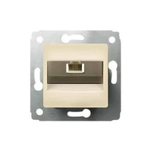 Cariva LCS2 1XRJ45 Cat6 UTP aljzat keret nélkül bézs