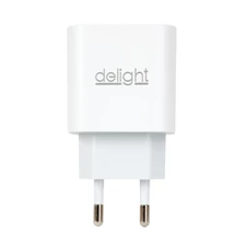 Delight hálózati adapter USB Type-C gyorstöltő fehér 55040WH