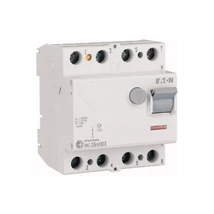 EATON Fi-relé 4P 25A 30mA 6kA AC osztály IP20 Tisztán szinuszos hibaáramra 194693