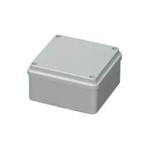 Elettrocanali falon kívüli kötődoboz 100x100x50 mm szürke IP56 EC 410C4