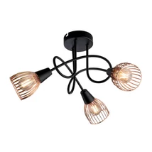 Elmark AMBIX 3-as spot lámpa 3xE14 fekete-réz 955AMBIX3R