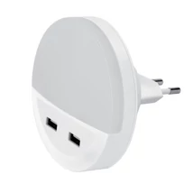 Elmark irányfény 2xUSB töltővel 0.5W 4000K 99USB2