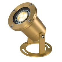 Elmark LED kültéri talajba építhető lámpatest MR16 IP68 ANTIK réz 96GRF146/PB