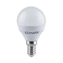 Elmark led lámpa izzó kisgömb G45 E14 6W 4000K természetes fehér 540 lumen