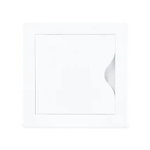 Elmark műanyag szerelőajtó 100x100 mm fehér 85x85 mm beépítés 500172/WH