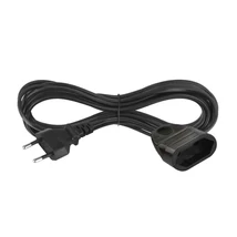 Emos Euro lengő hosszabbító kábel 5 m fekete PVC 2x0,75 mm2 PC01305