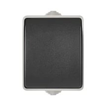 Emos falon kívüli csengő nyomó (101N) szürke-fekete IP54 A1399