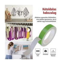 Emos kétoldalú ragasztószalag hab alapú 3 m zöld 20 mm F6090