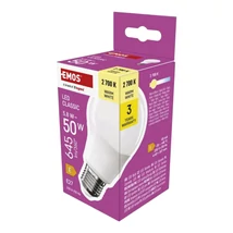 Emos LED izzó classic A60 E27 5,8W 645lm 2700K ZQ5E31
