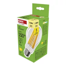 Emos LED izzó filament A70 E27 18W 2452lm 2700K ZF5D82