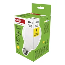Emos LED izzó filament G95 E27 7,8W 1055lm 4000K ZF2D53