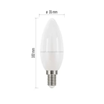 Emos LED izzó gyertya E14 5W 470lm 2700K C35 ZQ3220.3