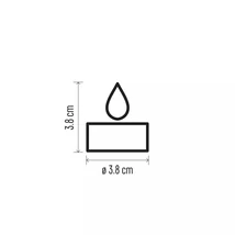 Emos LED teamécses fehér DCCV11