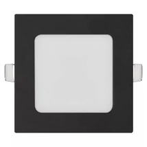Emos NEXXO LED panel süllyeszthető négyzet fekete 7W CCT 480lm IP40/IP20 ZD2323