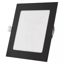 Emos NEXXO LED panel süllyeszthető négyzet fekete 12,5W CCT 1050lm ZD2333