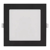 Emos NEXXO LED panel süllyeszthető négyzet fekete 12,5W CCT 1050lm ZD2333