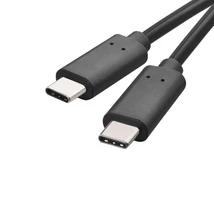 Emos töltő- és adatkábel 2.0 1m fekete USB-C / USB-C SM7028BL