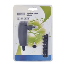 Emos univerzális töltőadapter USB kimenettel 1000mA N3111