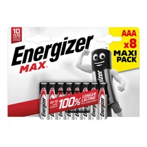 Energizer Max alkáli ceruza elem AAA 8db/bliszter