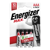 Energizer Max alkáli mikro ceruza elem AAA 4db/bliszter