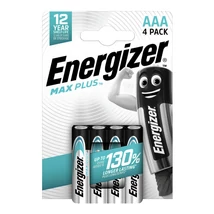 Energizer Max Plus alkáli mikro ceruza elem AAA 4db/bliszter