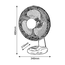 Entac asztali ventilátor 35W EPSTF-35W