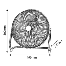 Entac fém padlóventilátor 70W EPMTF-70W