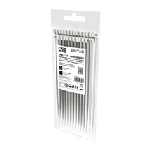 Entac kábelkötegelő 250x4,8 mm fehér gyorskötöző ECT-4.8-250-W